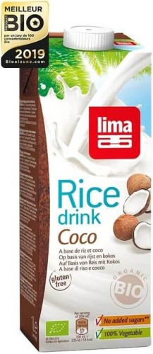Rijstdrank met kokossmaak, glutenvrij BIO 1 l - Lima