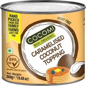 GEKARAMELISEERDE KOKOSNOOTCRME IN EEN BLIK BIO 240 g - COCOMI