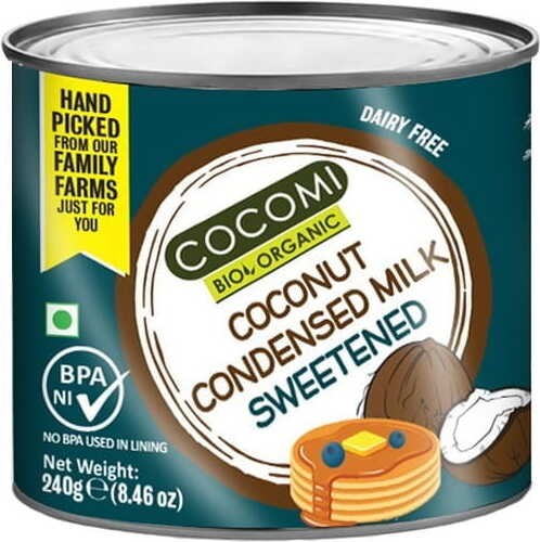 COCONUT CONDENSED MILK SWEETENED BIO 240 g - COCOMI