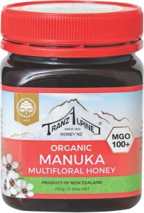 HONING MANUKA MGO 100+ BIO 250 g - TRANZALPINE