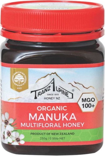 LE MIEL DE MANUKA MGO 100+ BIO 250 g - TRANZALPINE