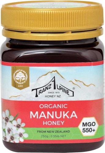 MANUKA HONEY MGO 550+ BIO 250 g - TRANZALPINE