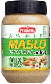 Masło orzechowe active mix orzechów crunchy 470 g PRIMAVIKA
