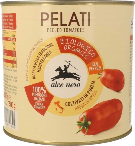 POMIDORY PELATI BIO 2,5 kg - HORECA (ALCE NERO)