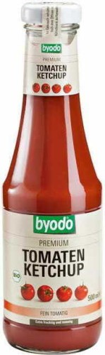 Ketchup pomidorowy bezglutenowy BIO 500 ml BYODO