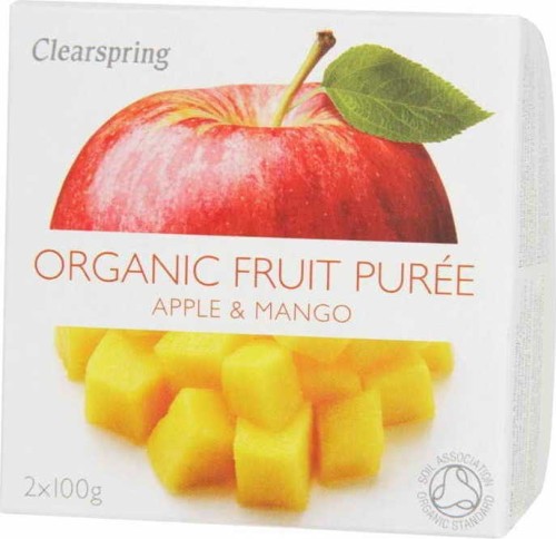 Dessert pomme et mangue BIO 200 g Clearspring
