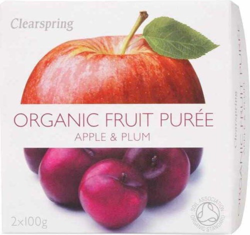 Dessert pomme-prune BIO 200 g Clearspring