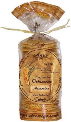 Ciasteczka orkiszowe śmietankowe 120 g Ania