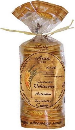 Ciasteczka orkiszowe naturalne 120 g Ania