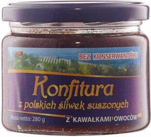 Jam made of prunes with pieces of fruit 280 g Kalejdoskop