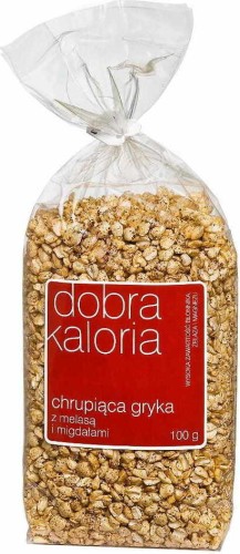 Chrupiąca gryka z melasą i migdałami 100 g Dobra Kaloria