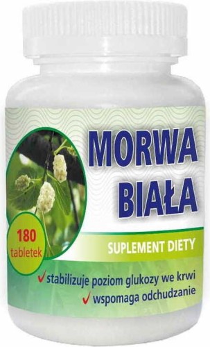 Morwa biała 180 tabletek Suplement Diety Domos