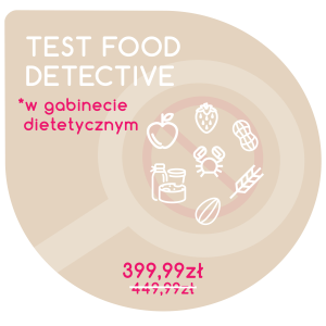 Test na nietolerancje pokarmowe Food Detective z wykonaniem w gabinecie dietetycznym