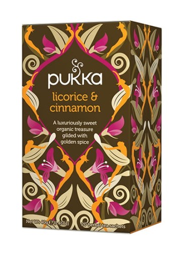 Tea licorice and Cinnamon Bio 20 sachets Pukka