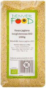 Millet groats gluten-free BIO 1000g Denver Food