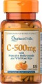 Vitamin C - 500mg L-ascorbic acid 100 capsules Puritan's Pride