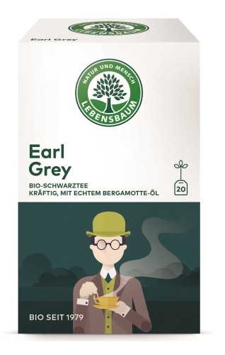 HERBATA EARL GREY EKSPRESOWA BIO (20 x 2 g) - LEBENSBAUM