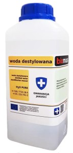 Woda destylowana 1L BIOMUS