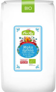MĄKA ŻYTNIA RAZOWA TYP 2000 BIO 1 kg - BIO RAJ