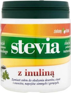 Sweetener with inulin 140 g Stevia Zielony Listek