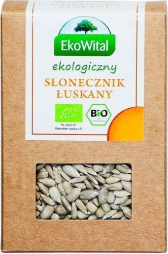 Zonnebloempitten gepeld BIO 180 g EkoWital