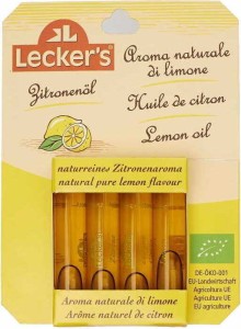 Aromat cytrynowy BIO 4x2 ml Lecker's