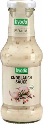 Sos czosnkowy bez glutenu BIO 250 ml Byodo
