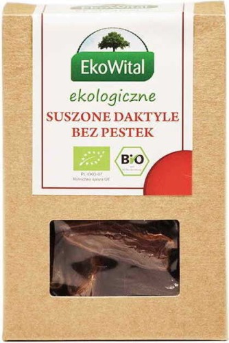 Gedroogde dadels zonder zaden BIO 150 g EcoWital