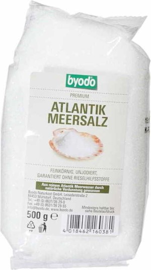 Salt from the Atlantic Ocean 500 g Byodo