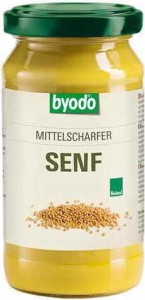 Mustard mild gluten-free BIO 200 ml Byodo