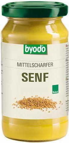 Mustard mild gluten-free BIO 200 ml Byodo