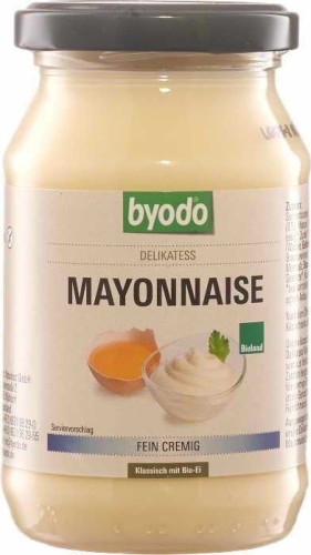 Majonez 80% tłuszczu bez glutenu BIO 250 ml Byodo