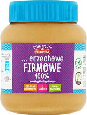 Masło orzechowe firmowe 100% 350 g Primavika