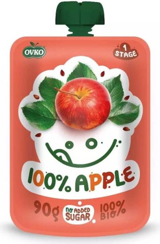 Appelpuree na 6 maanden BIO 90 g Ovko