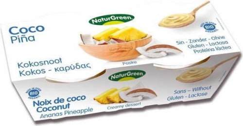 Pineapple coconut dessert BIO 2 x 125 g Naturgreen