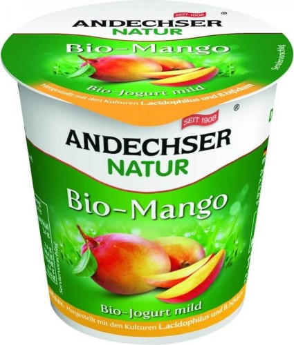 Mango yogurt 3,7% BIO 150 g Andechser Natur