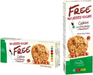 Ciasteczka z orzechami bez cukru 135 g Bogutti