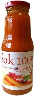 Juice carrot apple raspberry B/C 300 ml