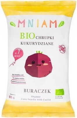 Corn crisps beetroot gluten-free BIO 55 g MNIAM