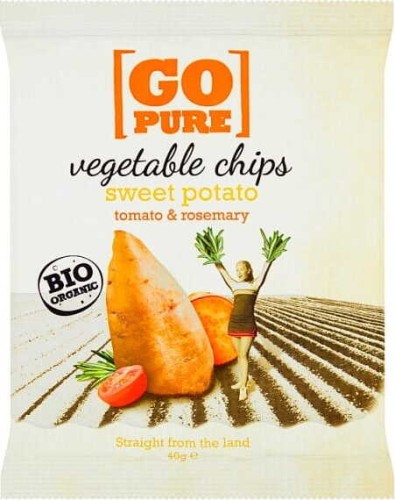 Chips de patates douces sans gluten BIO 40 g GoPure