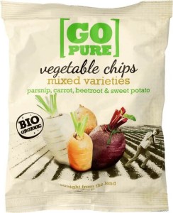 Glutenvrije mix groentechips BIO 40 g GoPure