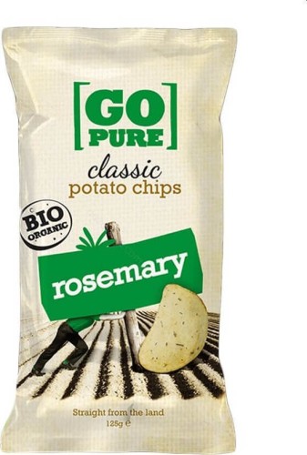 Glutenvrije rozemarijnchips BIO 125 g GoPure