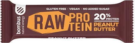 Bar RAW PROTEIN with peanuts gluten-free 50 g Bombus