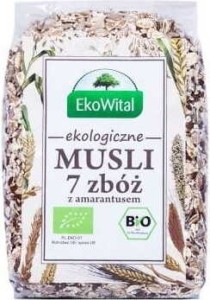 Musli 7 zbóż z amarantusem BIO 300 g EkoWital