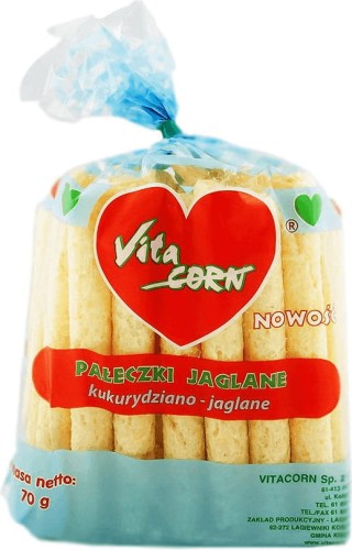 Pałeczki jaglano-kukurydziane 70 g VitaCORN