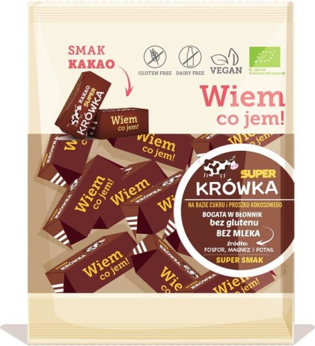 Cocoa fudge without milk gluten-free BIO 150 g Super Krówka