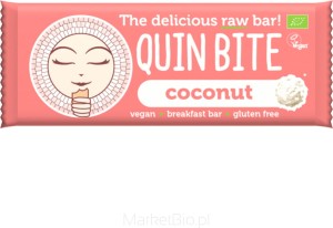 Bar RAW coconut gluten-free BIO 30 g Quin Bite