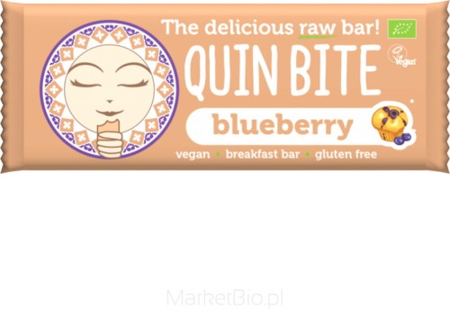 Bar RAW berry gluten-free BIO 30 g Quin Bite