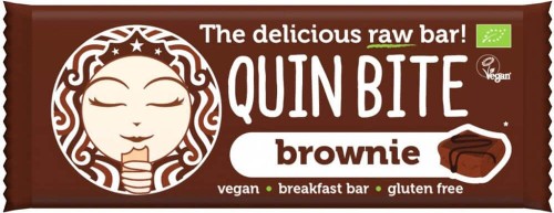 Bar RAW brownie gluten-free BIO 30 g Quin Bite