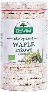 Rice wafers without salt gluten-free BIO 100 g EkoWital